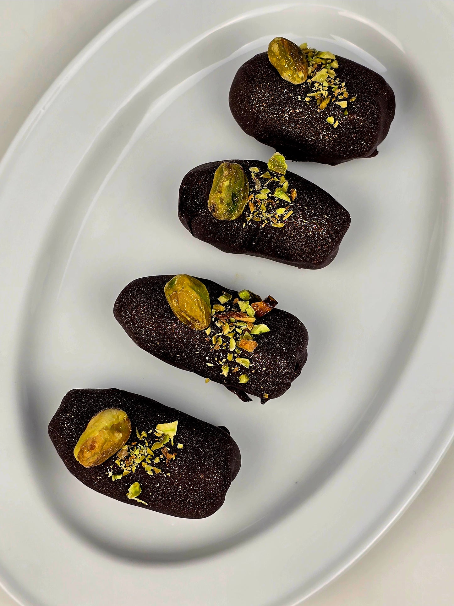 Datteln in Schokolade mit Pistazien (5 St.)