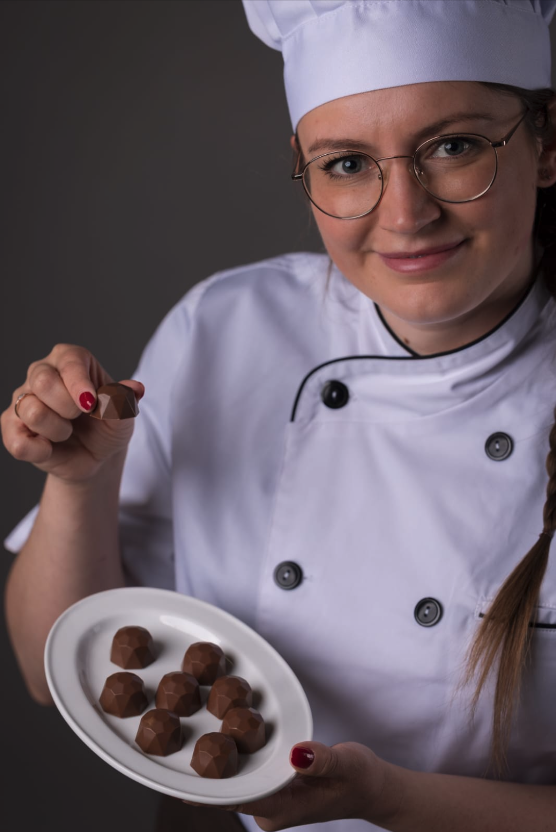 Xenia mit handgemachten Pralinen
